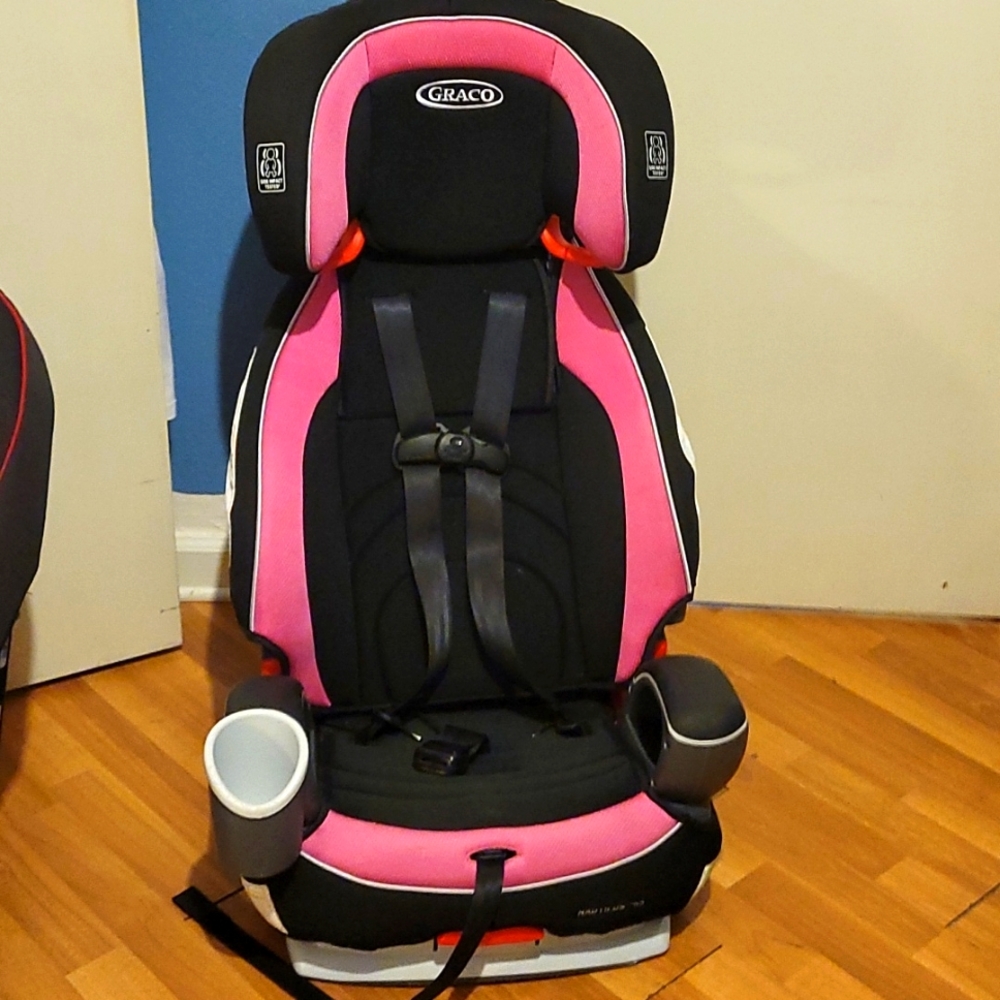 Graco nautilus 65 3 in 1 convertible booster seat for a little girl. Backup use